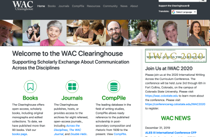 WAC Clearinghouse Site