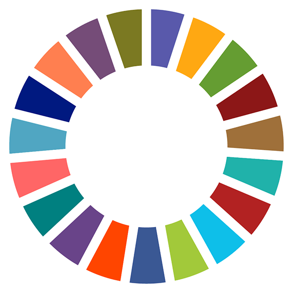 A multicolored circle that is the lead image for the edited collection "Radiant Figures" at the Computers & Composition Digital Press.